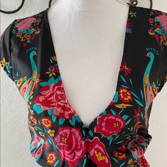 Flowered MIDI dress - Picture 2 of 3